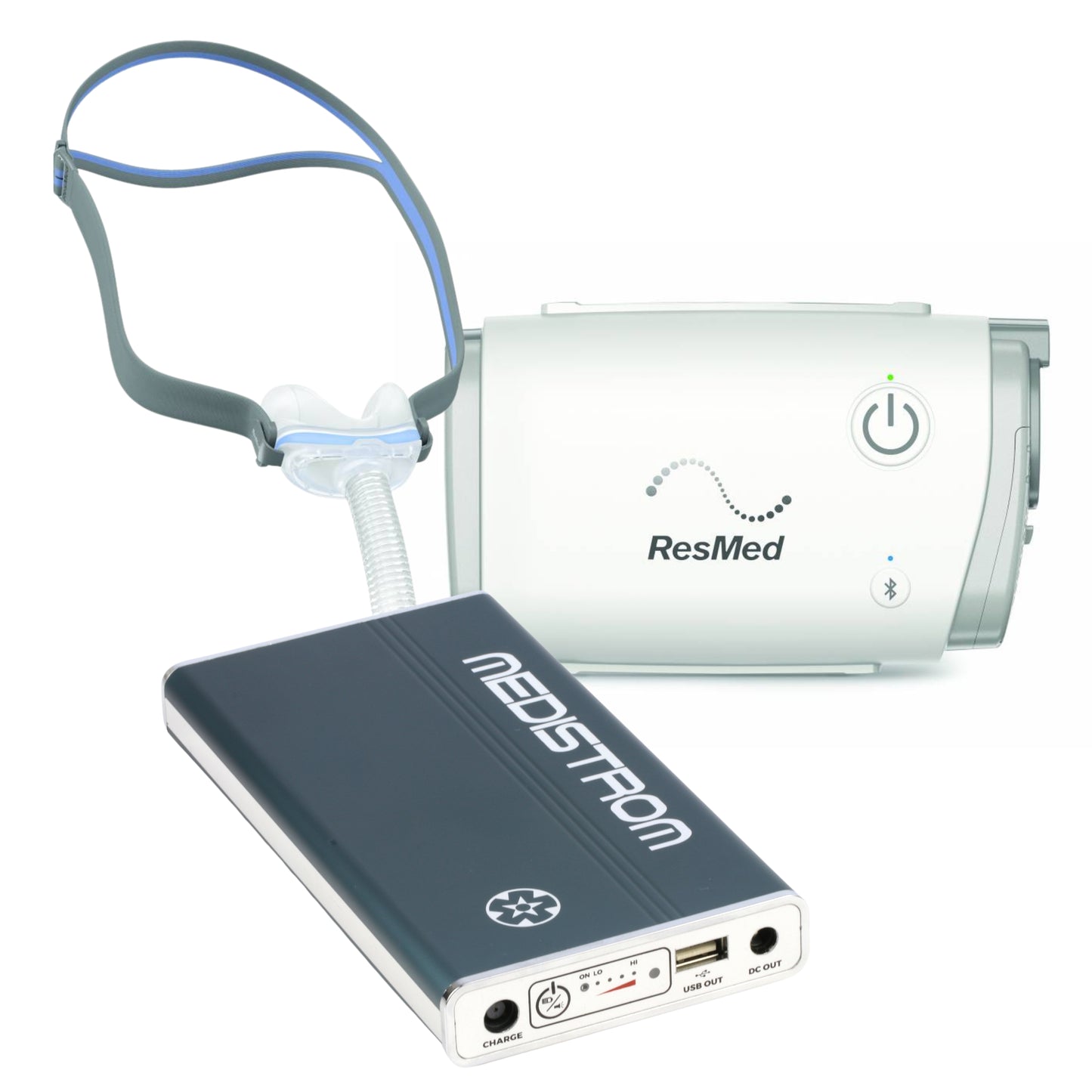 AirMini™ AutoSet™ Travel CPAP + N30 Adaptation Kit + Medistrom Battery